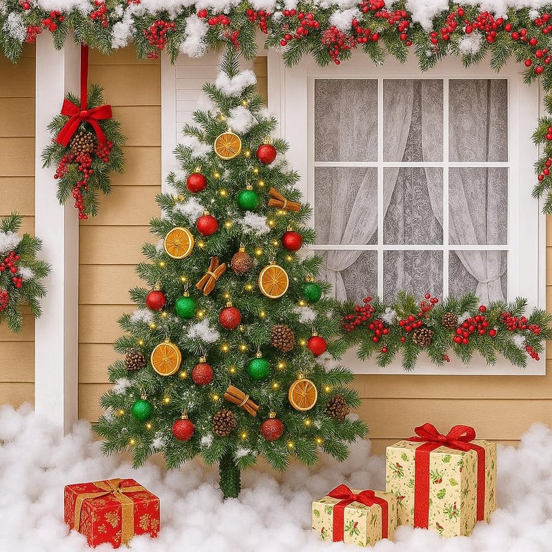 Pextian Christmas Fake Snow Decor, Fluffy Artificial Snow Fake Snow Decoration, Flame Resistant Indoor Cotton Snow Blanket for Xmas Village, Nativity, Xmas Tree, Crafts, Photo Prop, Xmas Decorations (5.6OZ) - Image 4